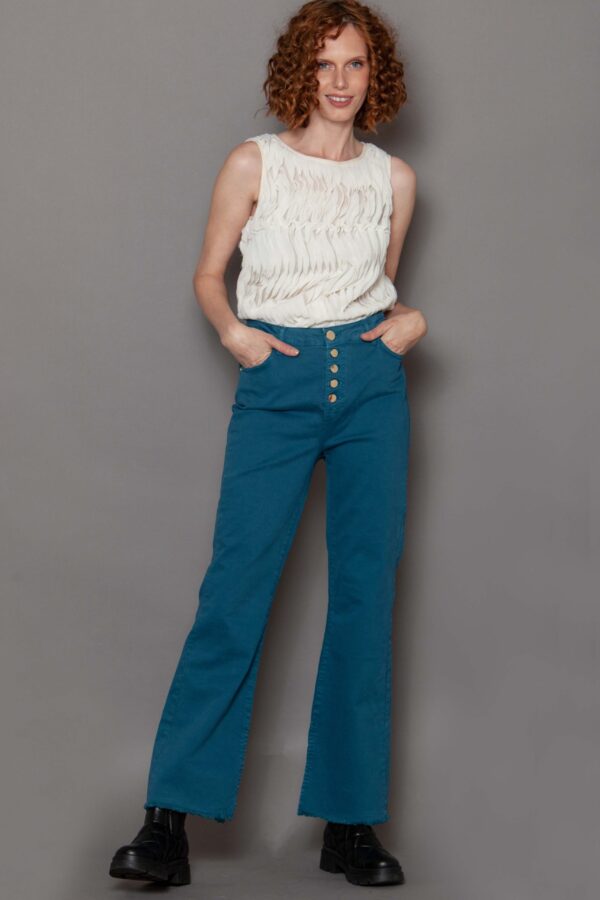 Pantalon petroleo