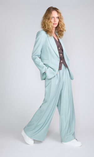 BLAZER VERDE AGUA y PANTALON