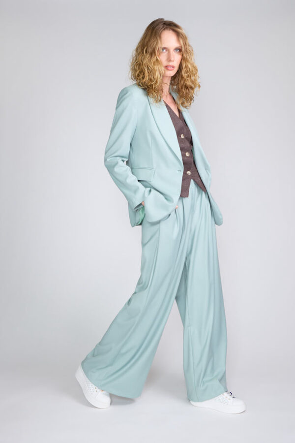 BLAZER VERDE AGUA y PANTALON