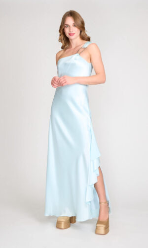 Carola Pino Vestido de Fiesta de satín