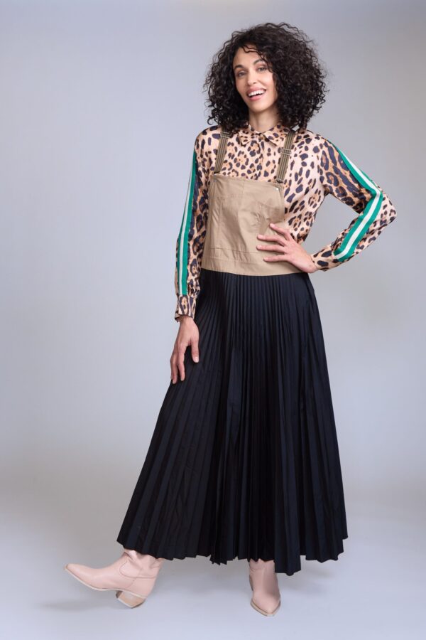 Vestido plisado - Carola Pino Boutique