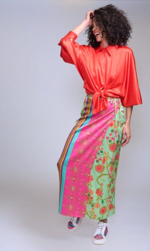 Blusa y falda pareo - Carola Pino Boutique