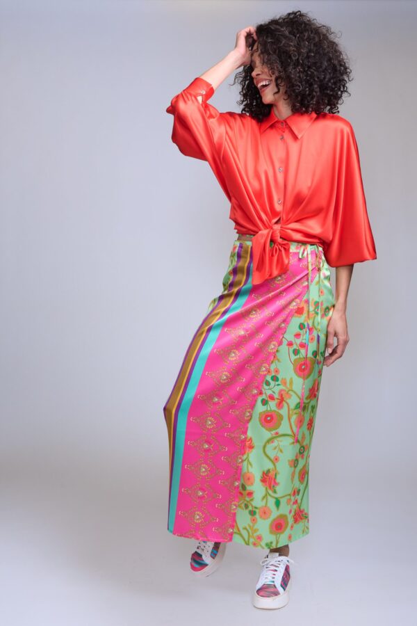 Blusa y falda pareo - Carola Pino Boutique