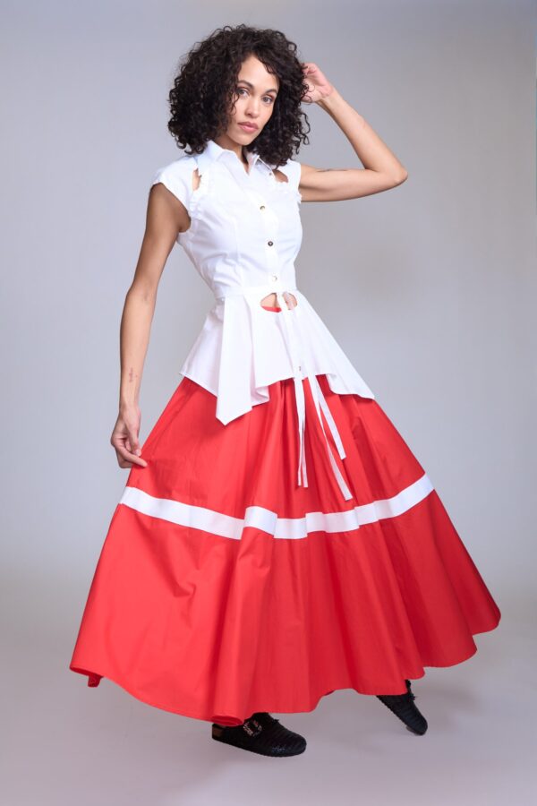 Blusa y falda - Carola Pino Boutique