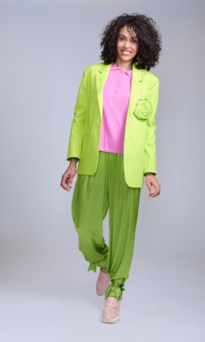 Blazer y pantalón de seda - Carola Pino Boutique