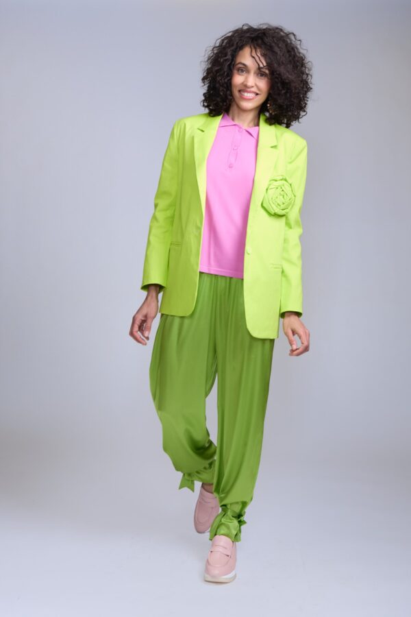 Blazer y pantalón de seda - Carola Pino Boutique