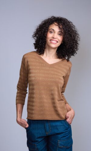 BLUSA TEJIDO LUREX - CAROLA PINO BOUTIQUE