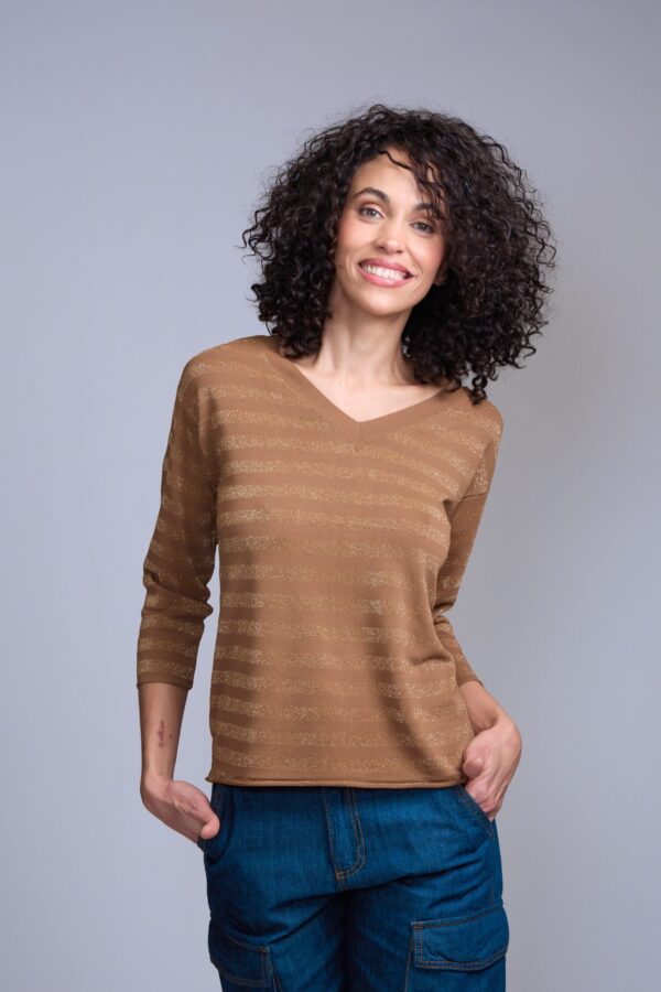 BLUSA TEJIDO LUREX - CAROLA PINO BOUTIQUE