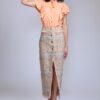 Blusa y falda midi en tweed - Carola Pino Boutique