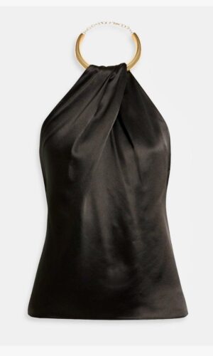 Conjunto de top halter y pantalón palazzo - Carola Pino Boutique