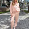 Total look en satén rosa - Carola Pino Boutique