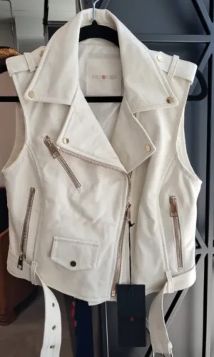 Chaleco Ecocuero sin mangas