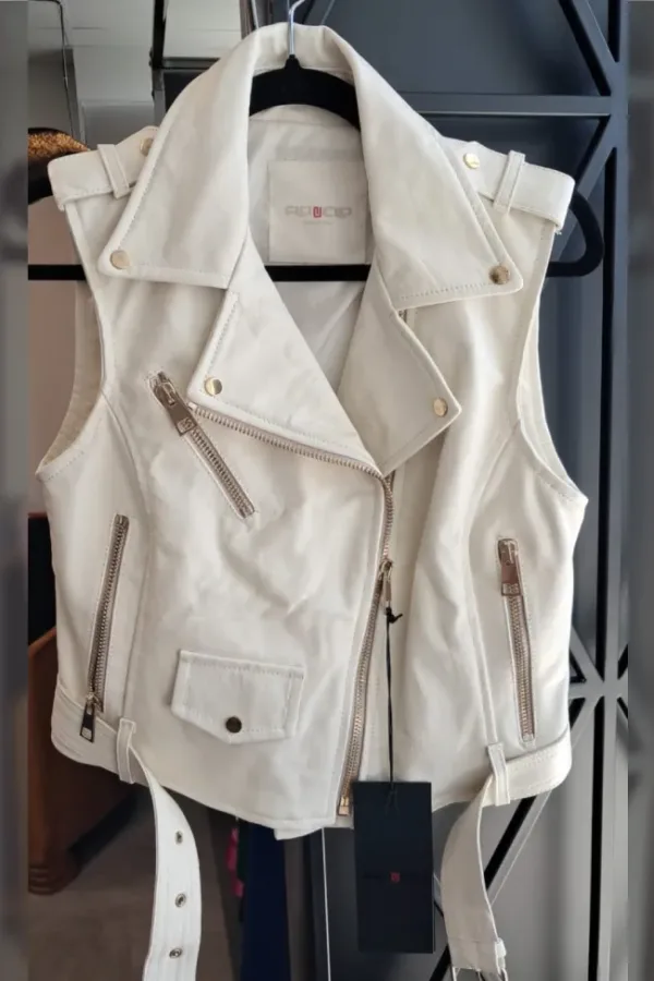 Chaleco Ecocuero sin mangas