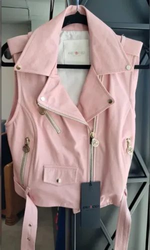 Chaleco Ecocuero sin mangas